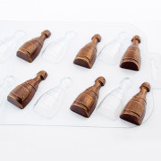 Мини Шампанское пластиковая форма для шоколада