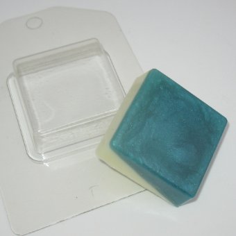 Мини квадрат пластиковая форма для мыла