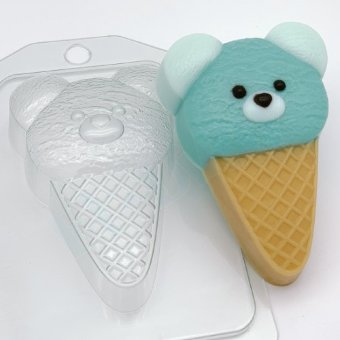 Мороженое Мишка форма пластиковая