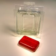 3D Прямоугольник сторона А пластиковая форма для мыла