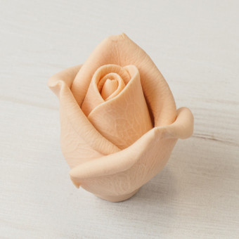 Роза полубутон силиконовая форма