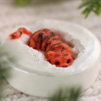 Тигр в снегу силиконовая форма